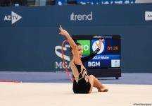 В Баку стартовал заключительный день 28-го чемпионата Азербайджана по художественной гимнастике (ФОТО)