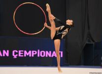 В Баку стартовал заключительный день 28-го чемпионата Азербайджана по художественной гимнастике (ФОТО)