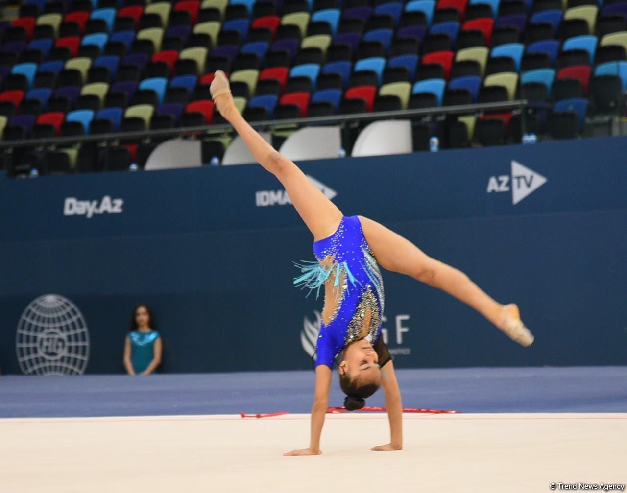 В Баку стартовал заключительный день 28-го чемпионата Азербайджана по художественной гимнастике (ФОТО)
