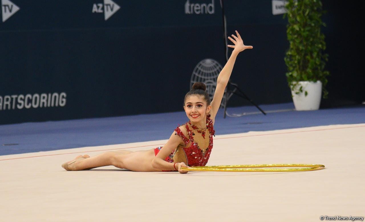 В Баку стартовал заключительный день 28-го чемпионата Азербайджана по художественной гимнастике (ФОТО)