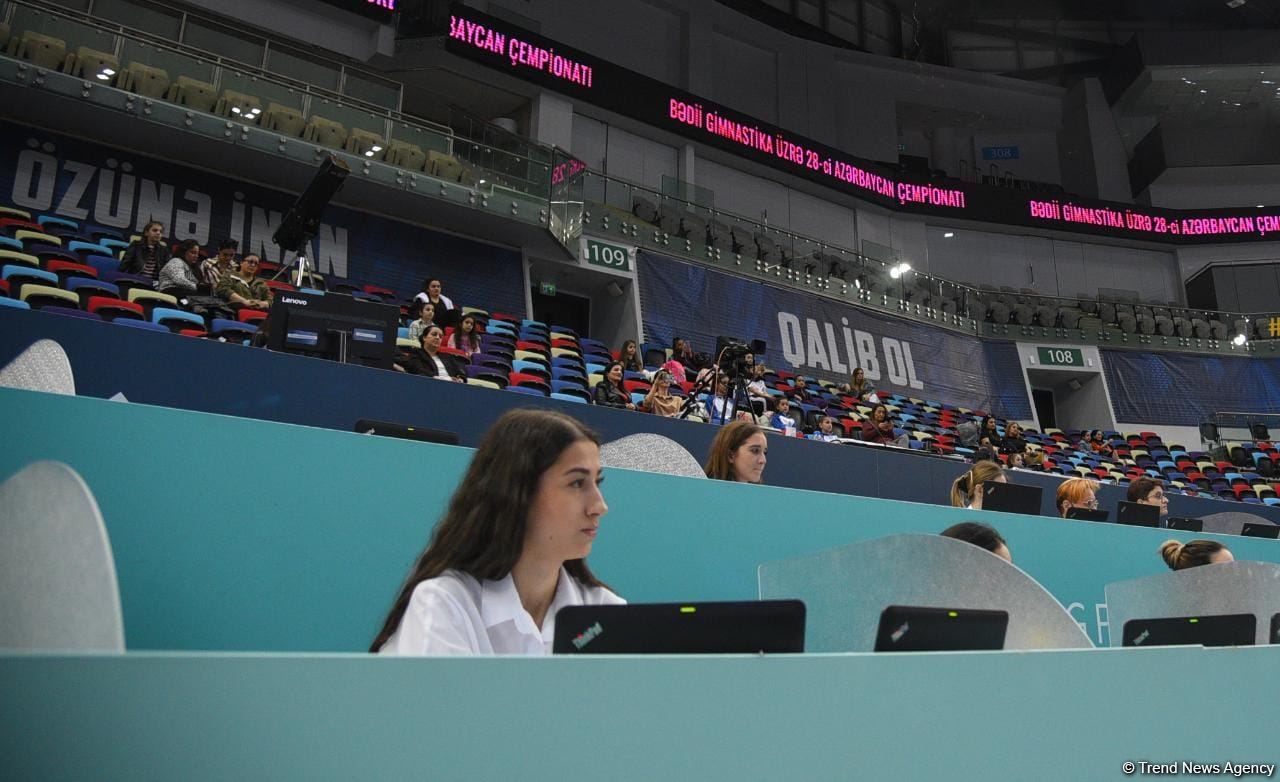 В Баку стартовал заключительный день 28-го чемпионата Азербайджана по художественной гимнастике (ФОТО)