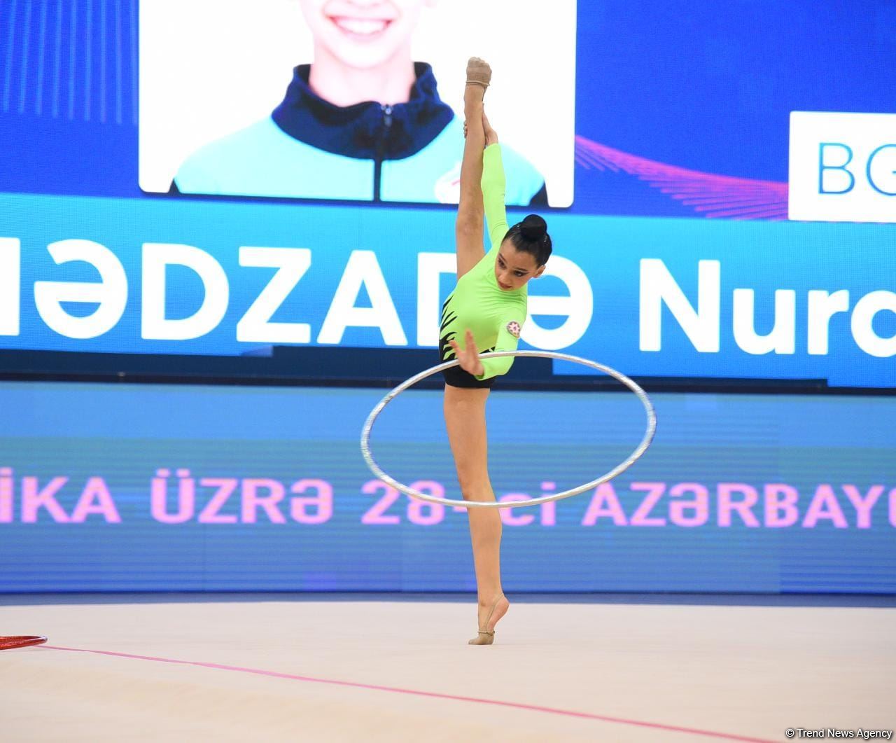 В Баку стартовал заключительный день 28-го чемпионата Азербайджана по художественной гимнастике (ФОТО)