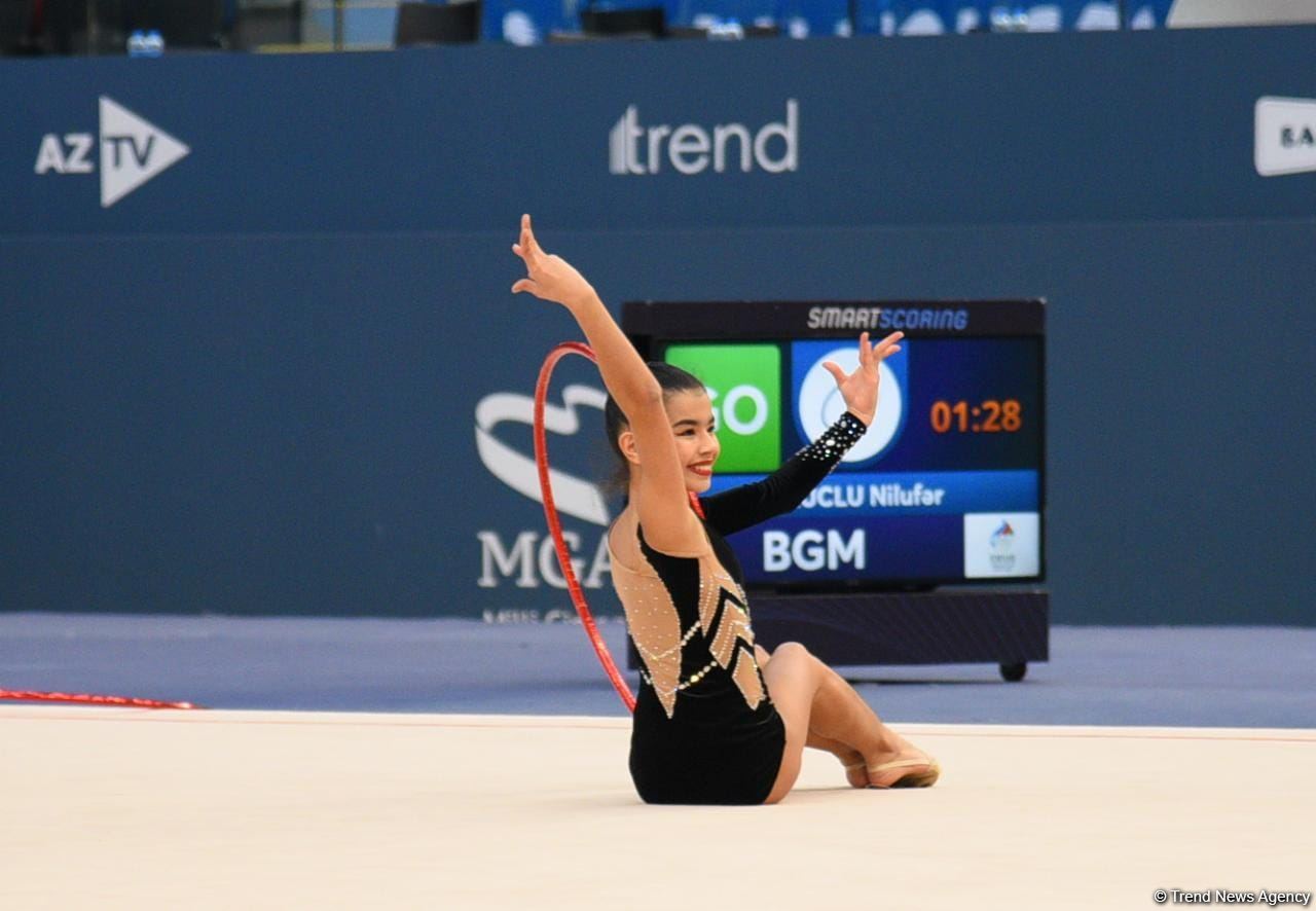 В Баку стартовал заключительный день 28-го чемпионата Азербайджана по художественной гимнастике (ФОТО)