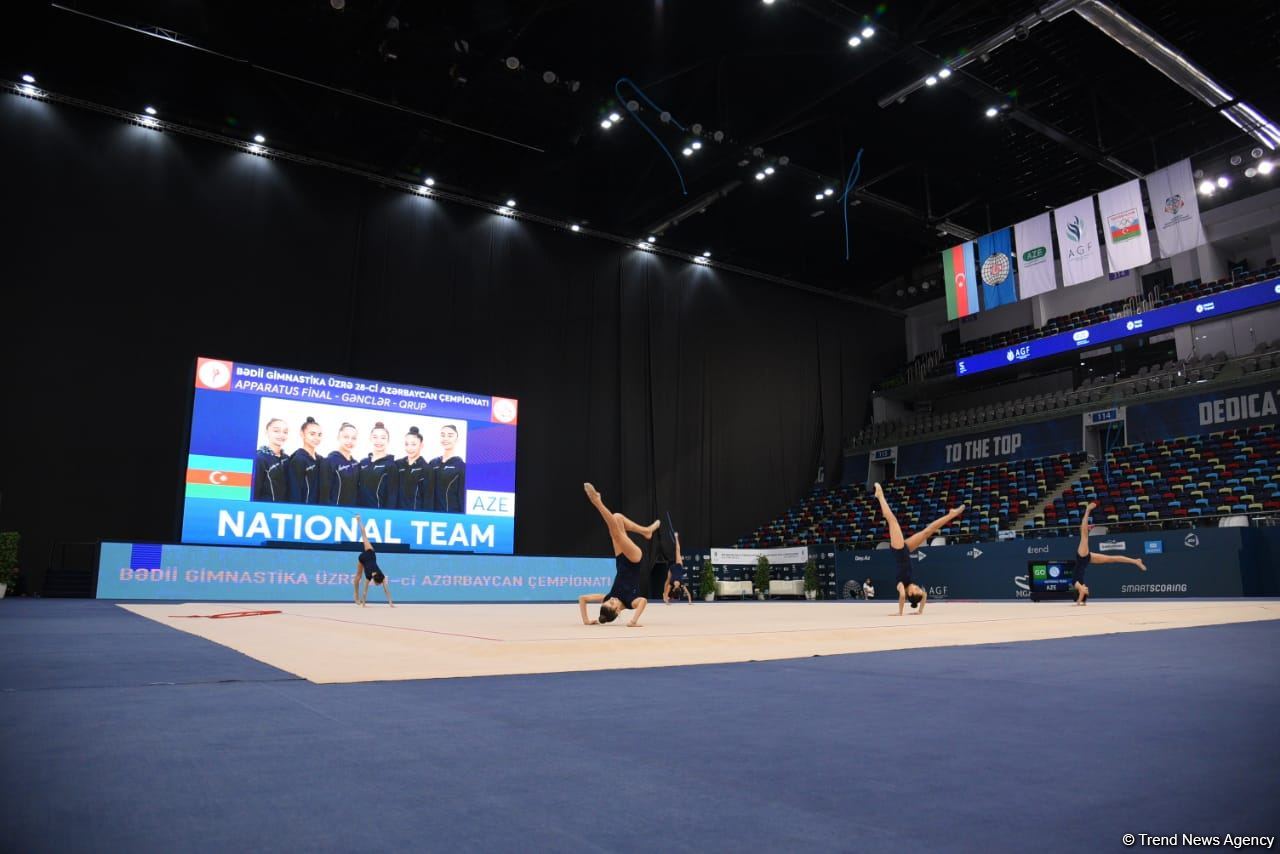 В Баку стартовал заключительный день 28-го чемпионата Азербайджана по художественной гимнастике (ФОТО)