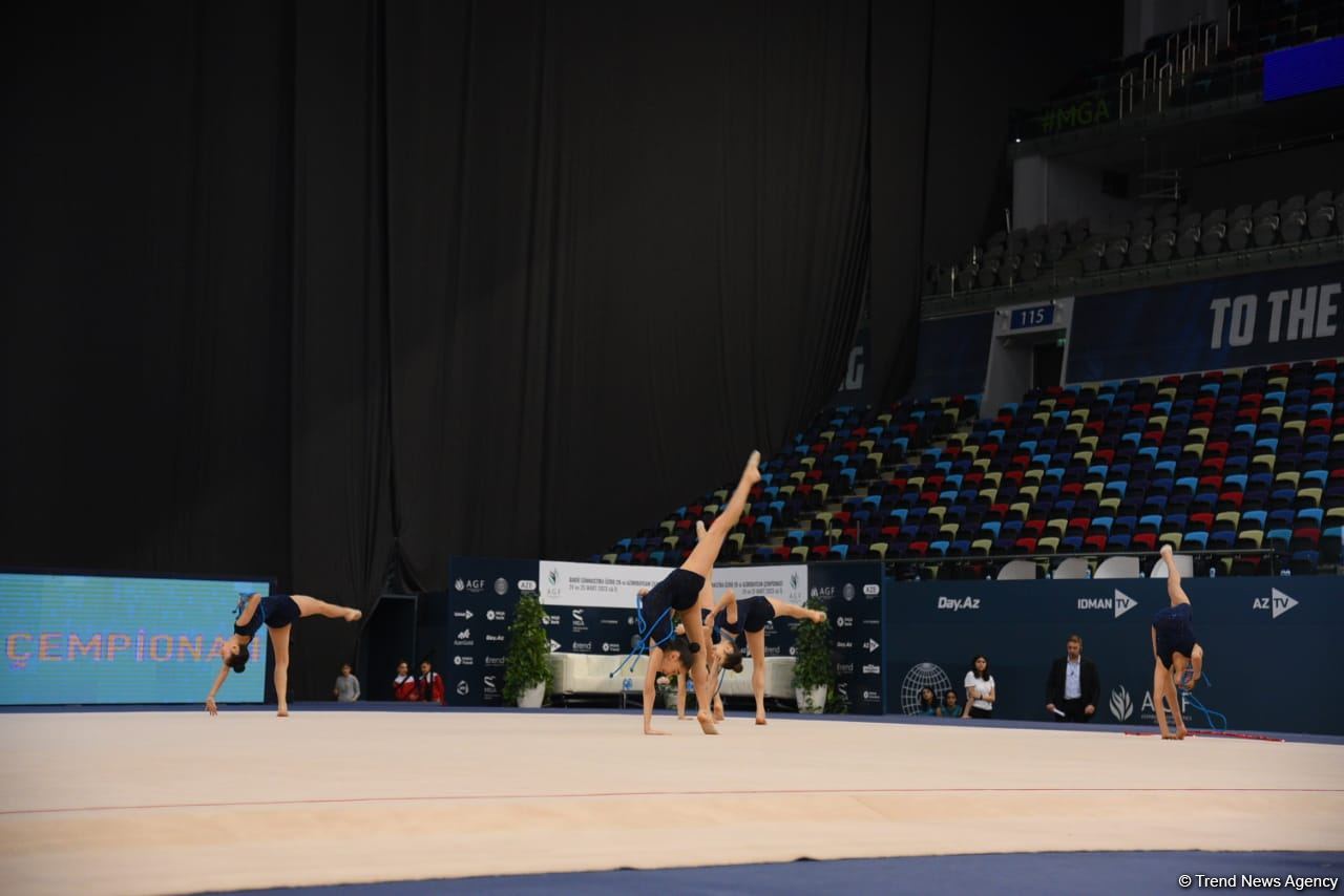 В Баку стартовал заключительный день 28-го чемпионата Азербайджана по художественной гимнастике (ФОТО)