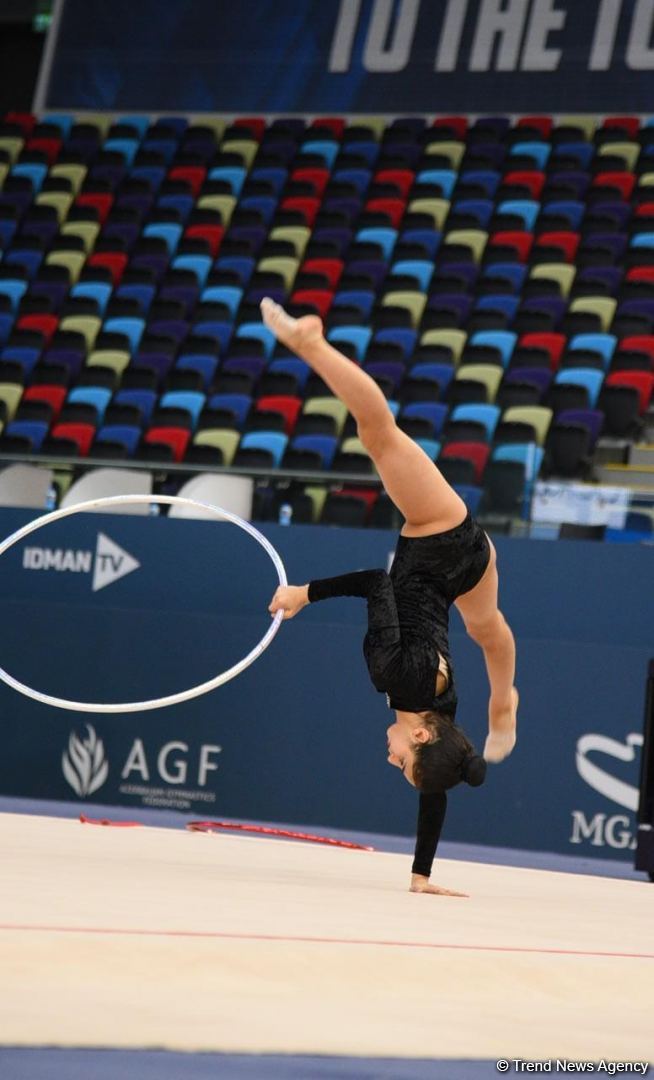 В Баку стартовал заключительный день 28-го чемпионата Азербайджана по художественной гимнастике (ФОТО)