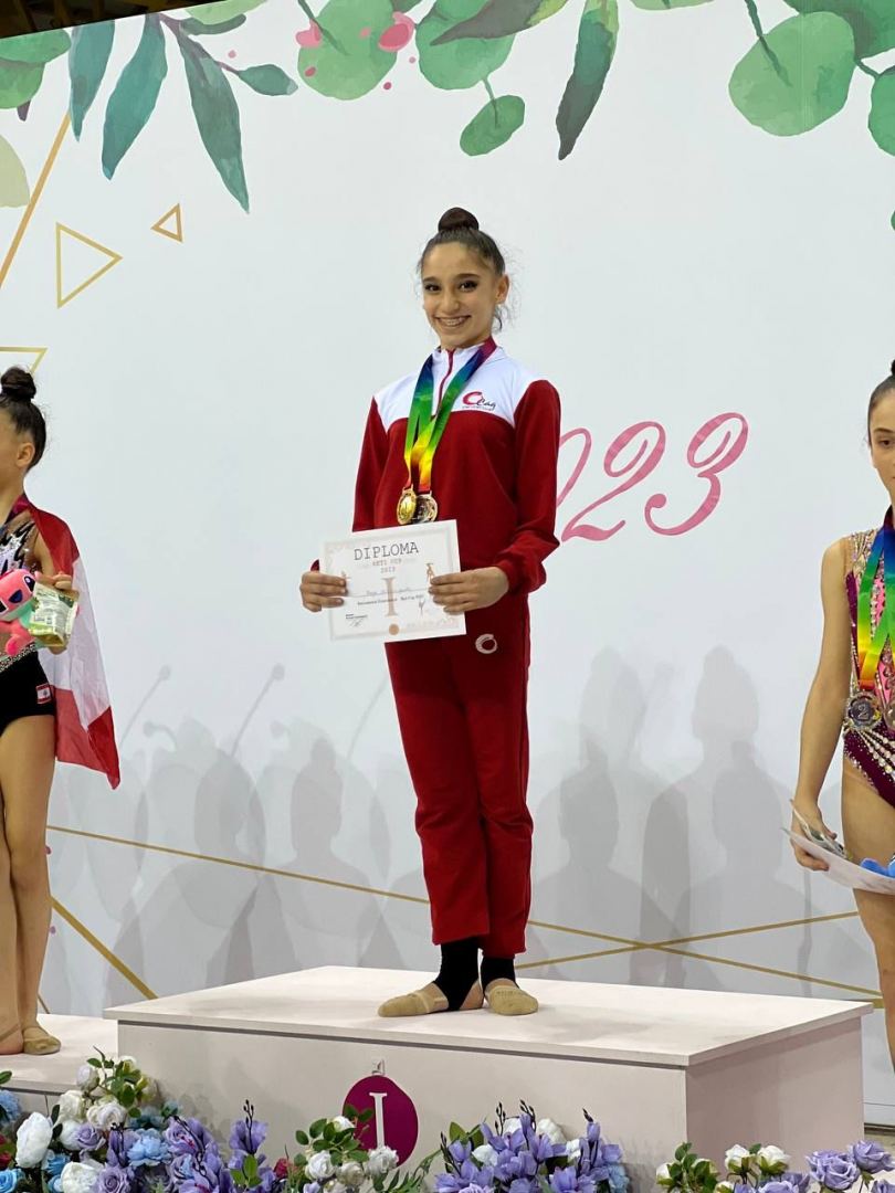 Азербайджанские гимнастки завоевали на международном турнире 9 золотых медалей (ФОТО)