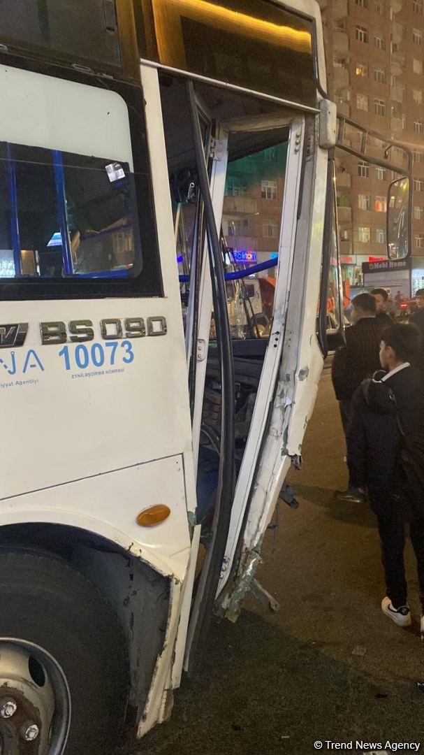 В Баку произошла цепная авария (ФОТО)