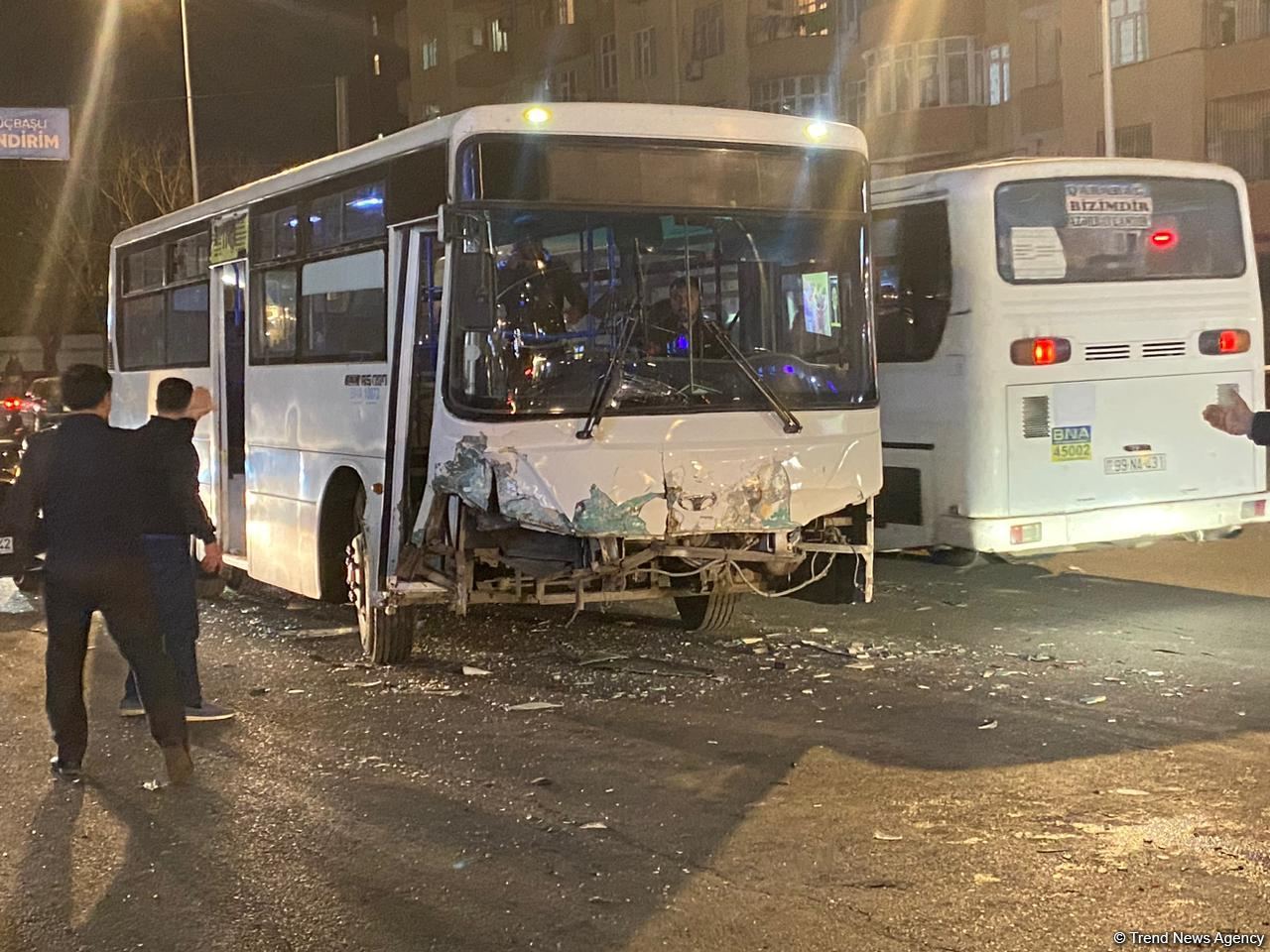 В Баку произошла цепная авария (ФОТО)