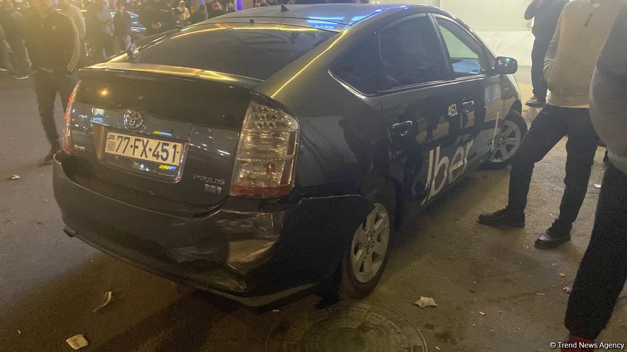 В Баку произошла цепная авария (ФОТО)