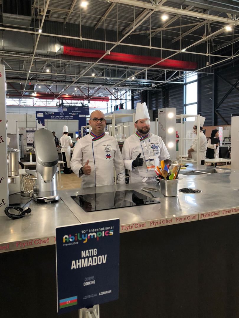 Представители Азербайджана впервые приняли участие в чемпионате абилимпийцев во Франции (ФОТО)