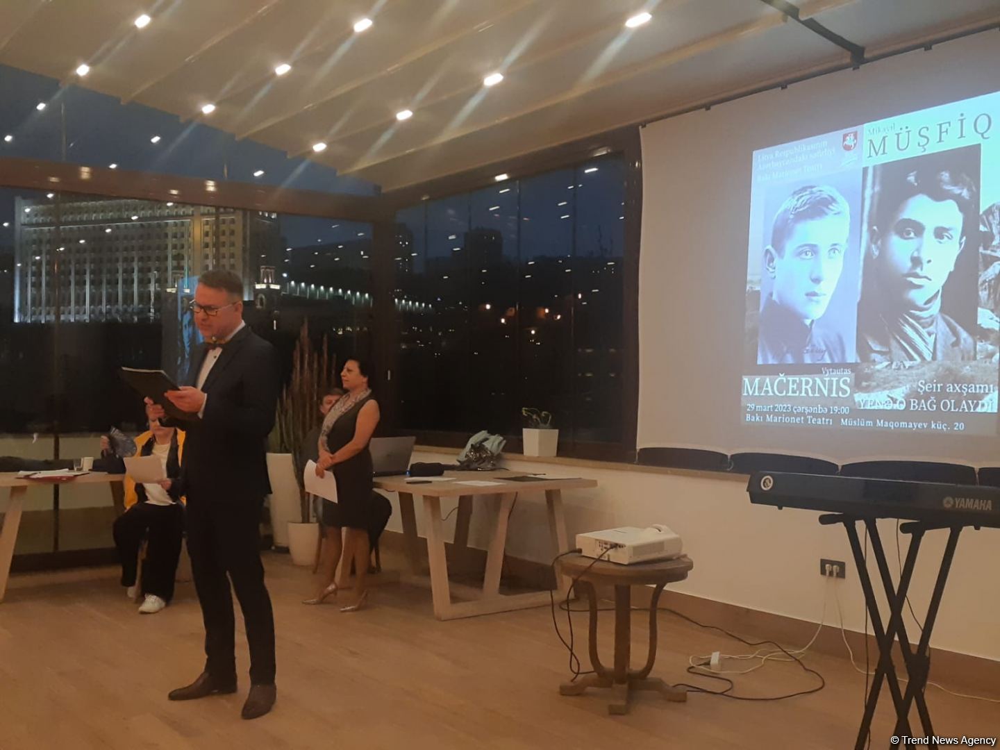 Вечер поэзии в Баку – судьбы и творчество Микаила Мушфига и Витаутаса Мачерниса (ФОТО)