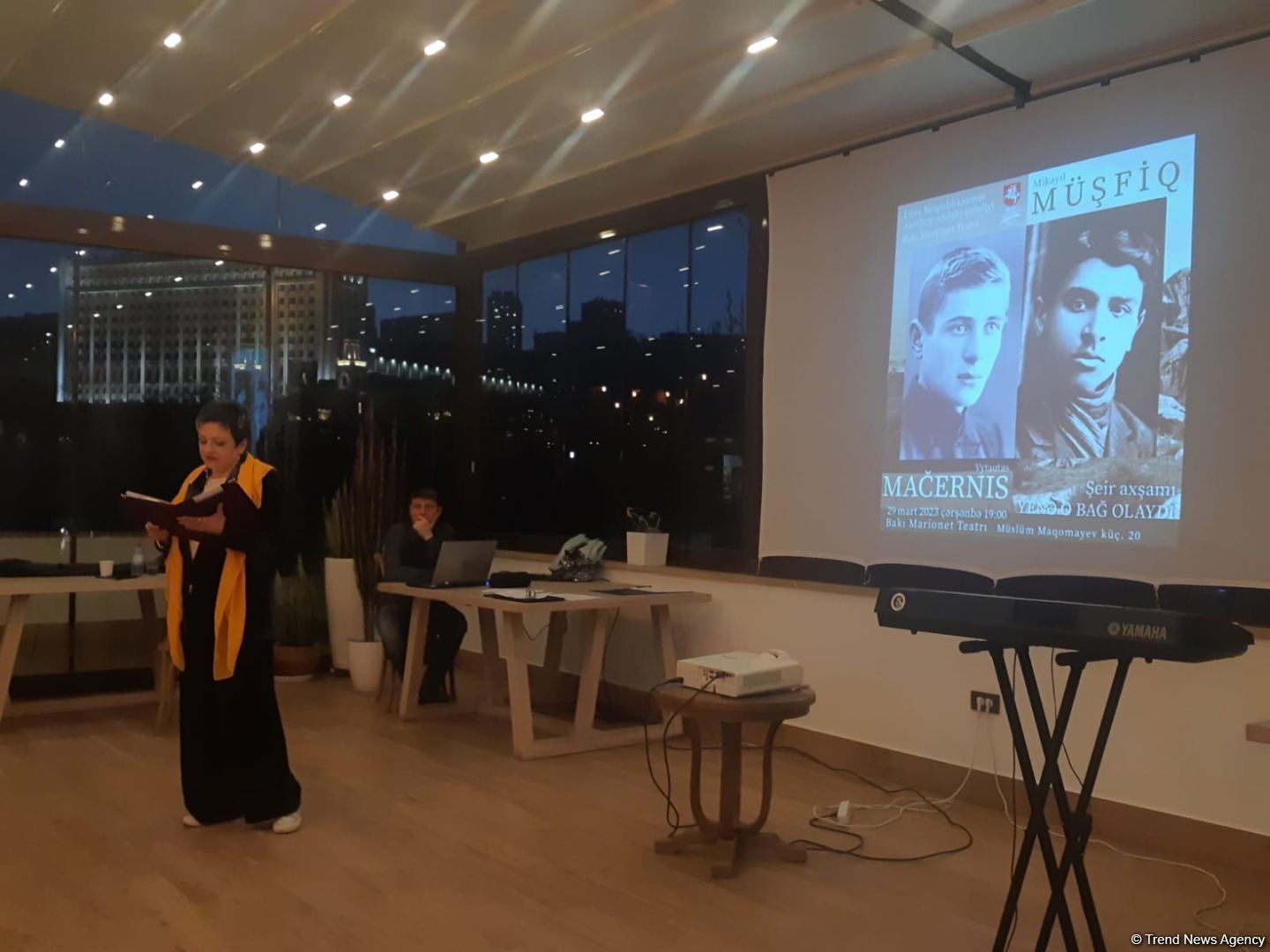 Вечер поэзии в Баку – судьбы и творчество Микаила Мушфига и Витаутаса Мачерниса (ФОТО)