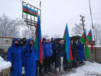 Акция протеста на дороге Лачин-Ханкенди продолжается 111-й день (ФОТО)