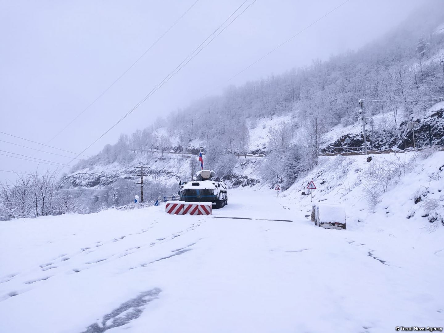 Акция протеста на дороге Лачин-Ханкенди продолжается 111-й день (ФОТО)