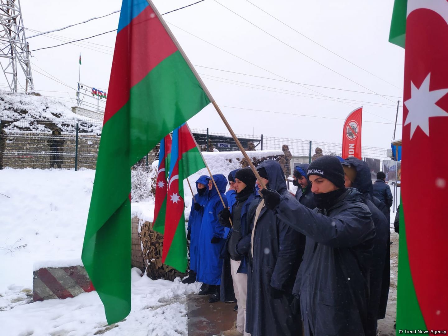 Акция протеста на дороге Лачин-Ханкенди продолжается 111-й день (ФОТО)