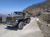 По Лачинской дороге беспрепятственно проехали 63 автомобиля РМК (ФОТО)