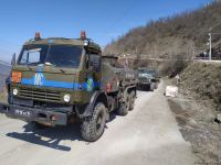 По Лачинской дороге беспрепятственно проехали 63 автомобиля РМК (ФОТО)