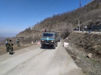 По Лачинской дороге беспрепятственно проехали 63 автомобиля РМК (ФОТО)