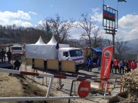 По Лачинской дороге беспрепятственно проехали 63 автомобиля РМК (ФОТО)