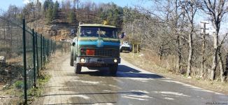 По Лачинской дороге беспрепятственно проехали три автомобиля РМК (ФОТО)