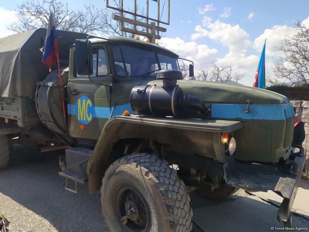 По Лачинской дороге беспрепятственно проехали 63 автомобиля РМК (ФОТО)