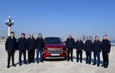 Президенту Азербайджана Ильхаму Алиеву представлен первый турецкий электромобиль Togg (ФОТО/ВИДЕО)