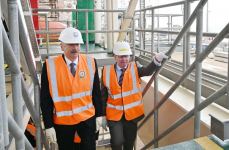 Президент Ильхам Алиев принял участие в церемонии символической отправки в море верхних модулей платформы «Центральный Восточный Азери» (ФОТО)