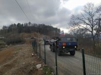 По Лачинской дороге беспрепятственно проехала автоколонна миротворцев (ФОТО)