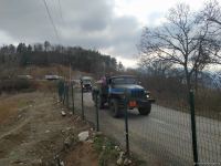 По Лачинской дороге беспрепятственно проехала автоколонна миротворцев (ФОТО)