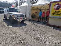 По Лачинской дороге беспрепятственно проехала автоколонна МККК (ФОТО)