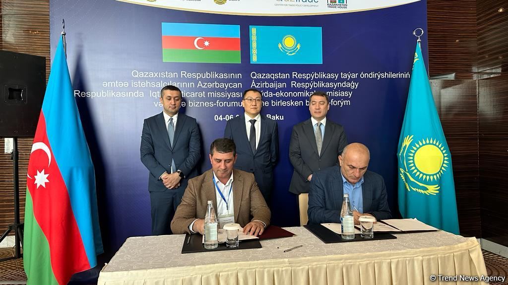 Между Казахстаном и Азербайджаном подписаны бизнес-контракты (ФОТО)