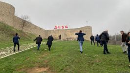 Делегация ТЮРКСОЙ по делам ЮНЕСКО посетила Шушинскую крепость (ФОТО)