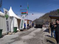 По Лачинской дороге беспрепятственно проехала автоколонна миротворцев (ФОТО)