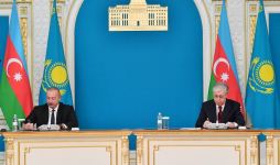 Подписаны азербайджано-казахстанские документы (ФОТО/ВИДЕО)