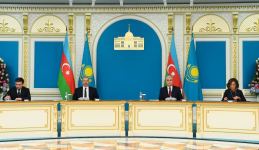 Подписаны азербайджано-казахстанские документы (ФОТО/ВИДЕО)