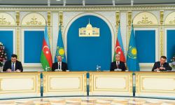 Подписаны азербайджано-казахстанские документы (ФОТО/ВИДЕО)