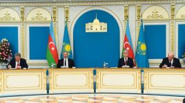 Подписаны азербайджано-казахстанские документы (ФОТО/ВИДЕО)