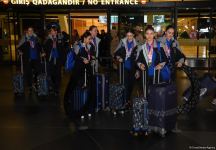 Азербайджанские гимнастки вернулись из Франции с медалями (ФОТО)