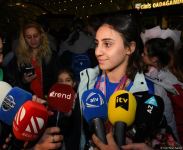 Азербайджанские гимнастки вернулись из Франции с медалями (ФОТО)