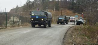 По Лачинской дороге беспрепятственно проехали 9 автомобилей РМК (ФОТО)