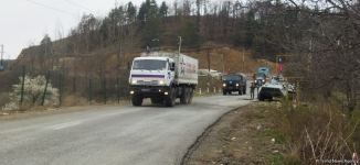 По Лачинской дороге беспрепятственно проехали 9 автомобилей РМК (ФОТО)