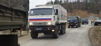 По Лачинской дороге беспрепятственно проехали 9 автомобилей РМК (ФОТО)