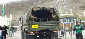 По Лачинской дороге беспрепятственно проехали 9 автомобилей РМК (ФОТО)