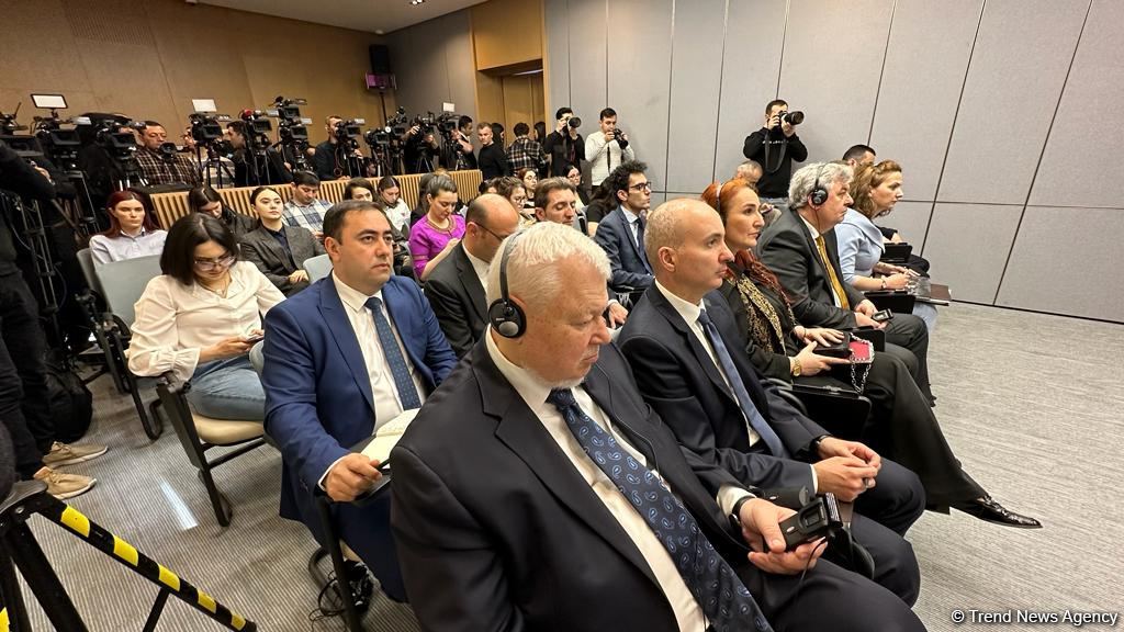 Глава МИД Азербайджана и действующий председатель ОБСЕ провели пресс-конференцию (ФОТО/ВИДЕО)