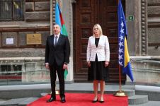 В Сараево состоялась церемония официальной встречи Президента Азербайджана Ильхама Алиева (ФОТО/ВИДЕО)