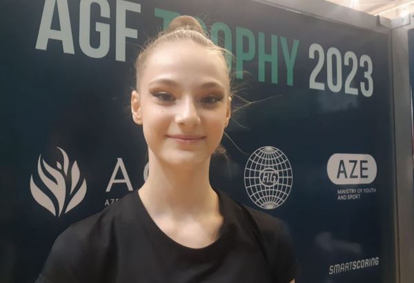 "Золото" Международного турнира AGF Trophy в упражнении с лентой среди юниорок завоевала спортсменка из Узбекистана
