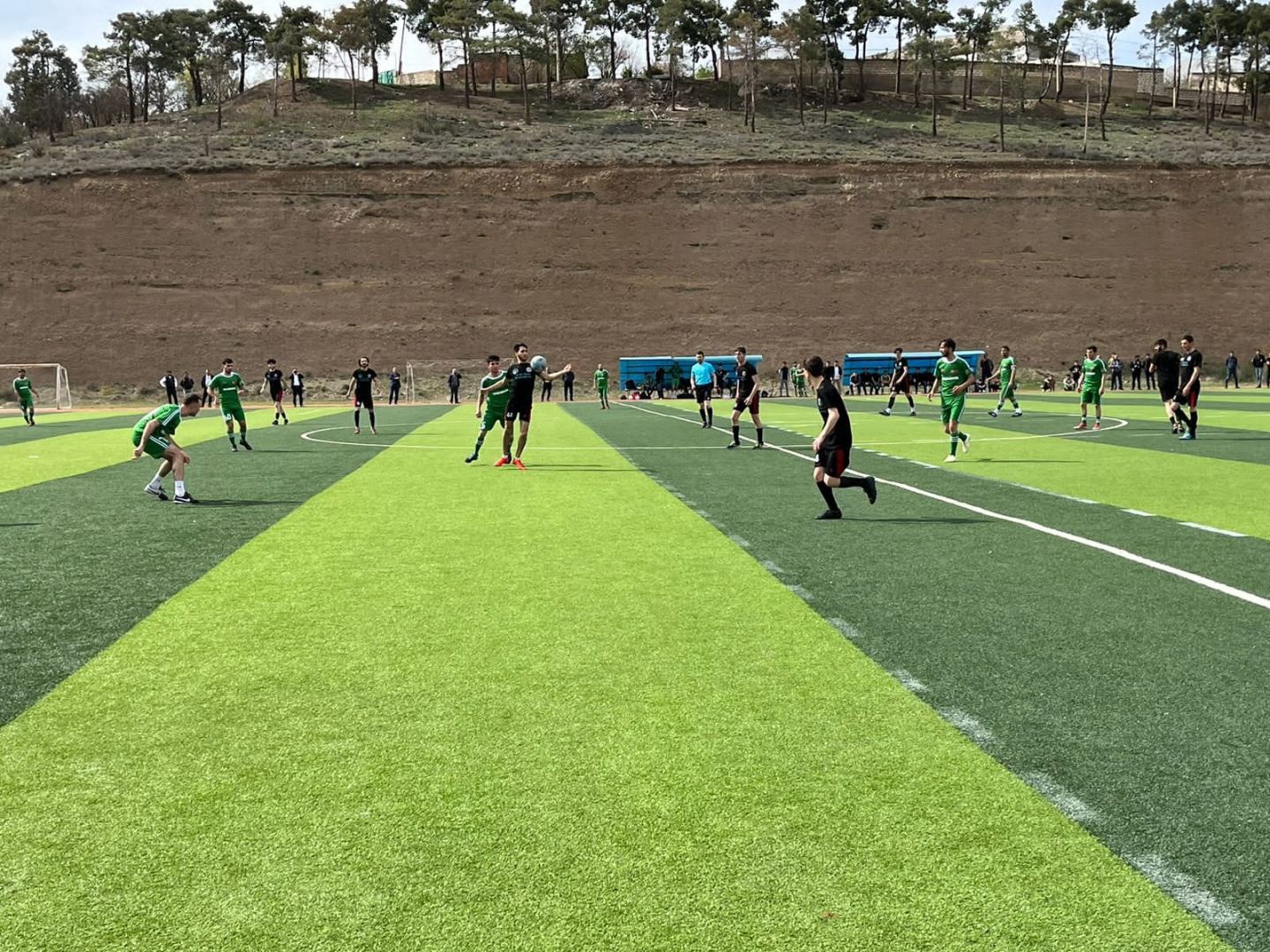 Стартовал футбольный турнир с участием ветеранов Карабахской войны, посвященный 100-летию великого лидера Гейдара Алиева (ФОТО)