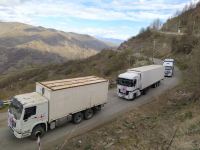 По Лачинской дороге беспрепятственно проехала автоколонна МККК (ФОТО)