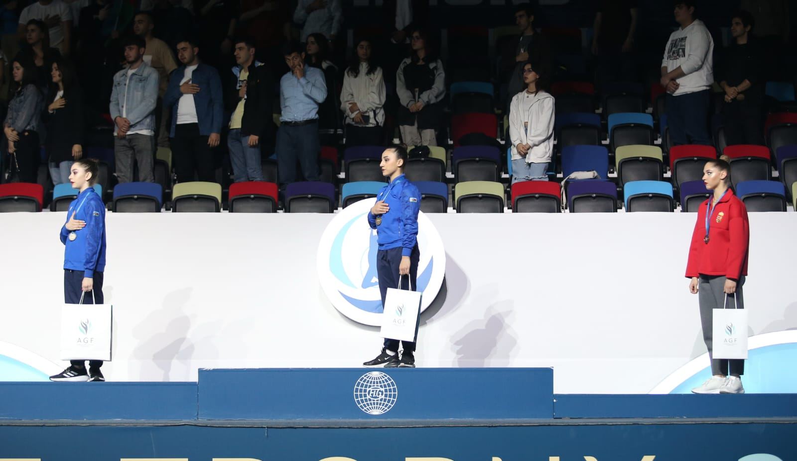 В Баку прошла вторая церемония награждения победителей Международного турнира AGF Trophy: у Азербайджана два "золота" и два "серебра" (ФОТО)
